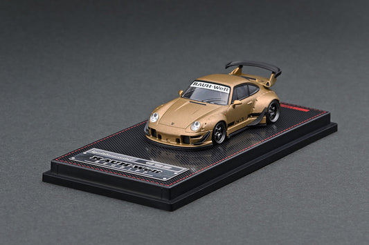 [ Back-order ] ignition model IG2157 1:64 RWB 993 Matte Gold