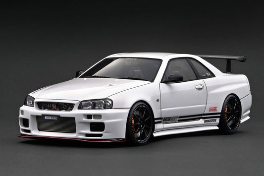 [ Back-order ] ignition model IG3642 1:18 TOP SECRET 34GT-R BNR34 White model car