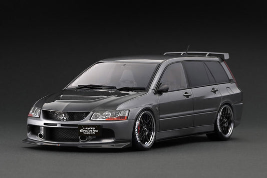 [ Back-order ] ignition model IG2774 1:18 Mitsubishi Lancer Evolution Wagon (CT9W) Gun Metallic