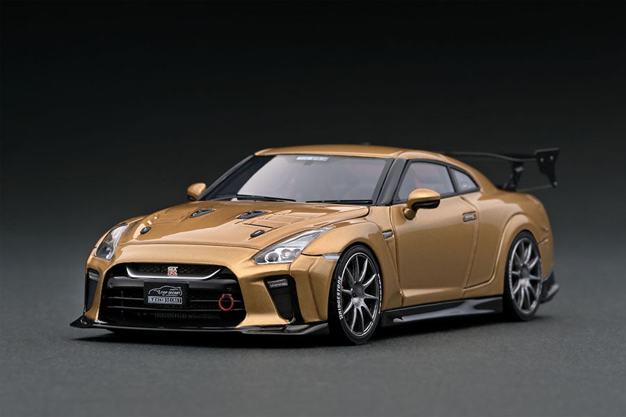 IG1540 ignition model 1:43 Nissan TOP SECRET GT-R (R35) Gold