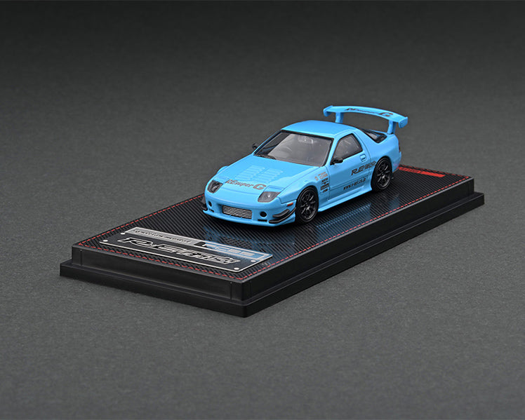 [ Back-order ] ignition model IG2498 1:64 Mazda RX-7 (FC3S) RE Amemiya Light  Blue