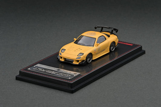 [ Back-order ] ignition model IG2062 1:64 Mazda RX-7 (FD3S) RE Amemiya Matte Yellow