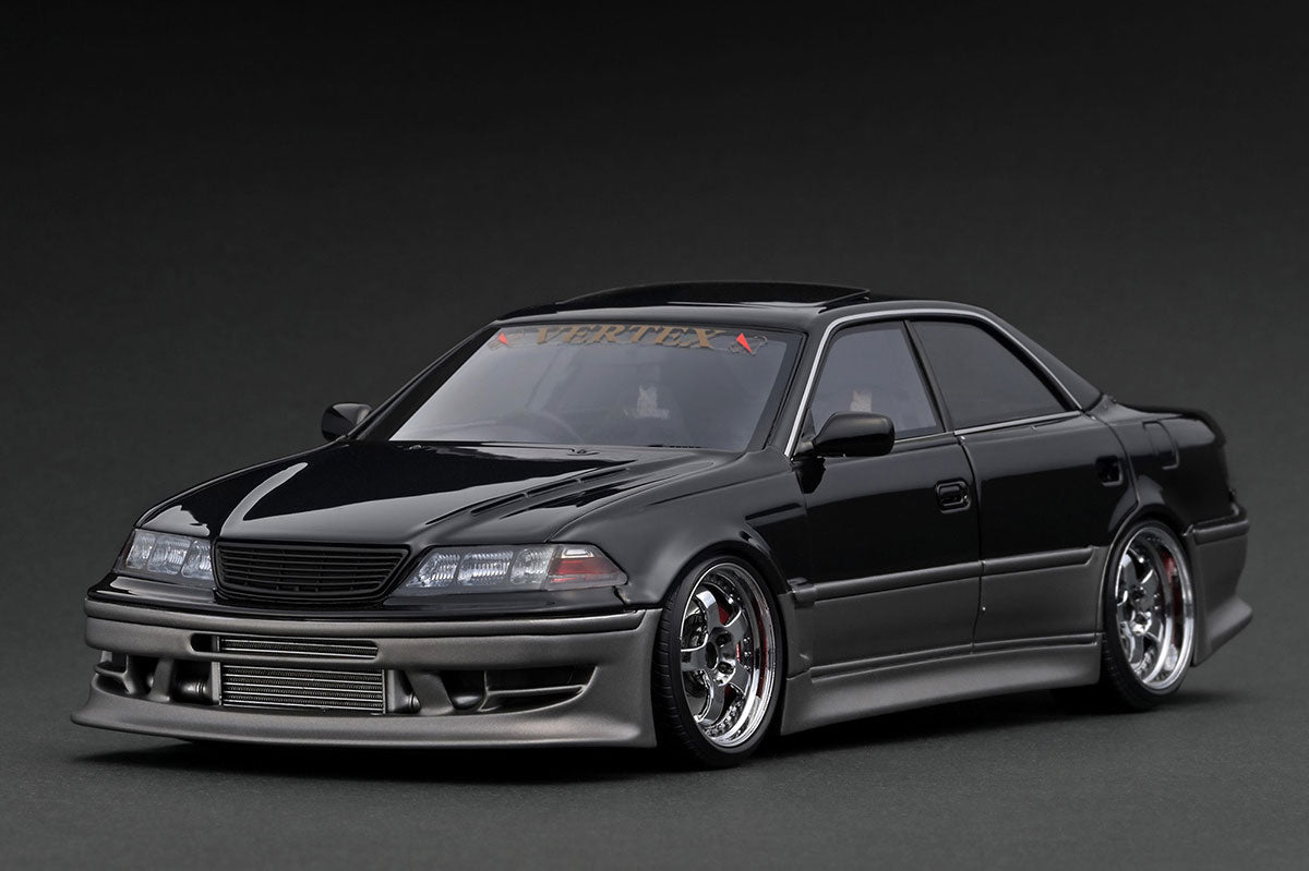 [ Back-order ] ignition model IG3579 1:18 VERTEX JZX100 MARK II Black Gun Metallic model car