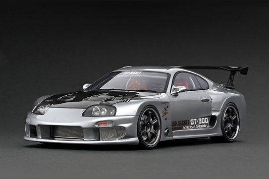 IG2490 ignition model 1:18 Toyota TOP SECRET GT300 Supra (JZA80) Silver