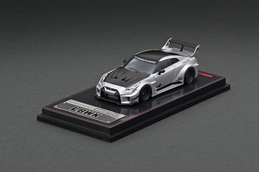 [ Back-order ] ignition model IG2386 1:64 LB-Silhouette WORKS GT Nissan 35GT-RR Silver