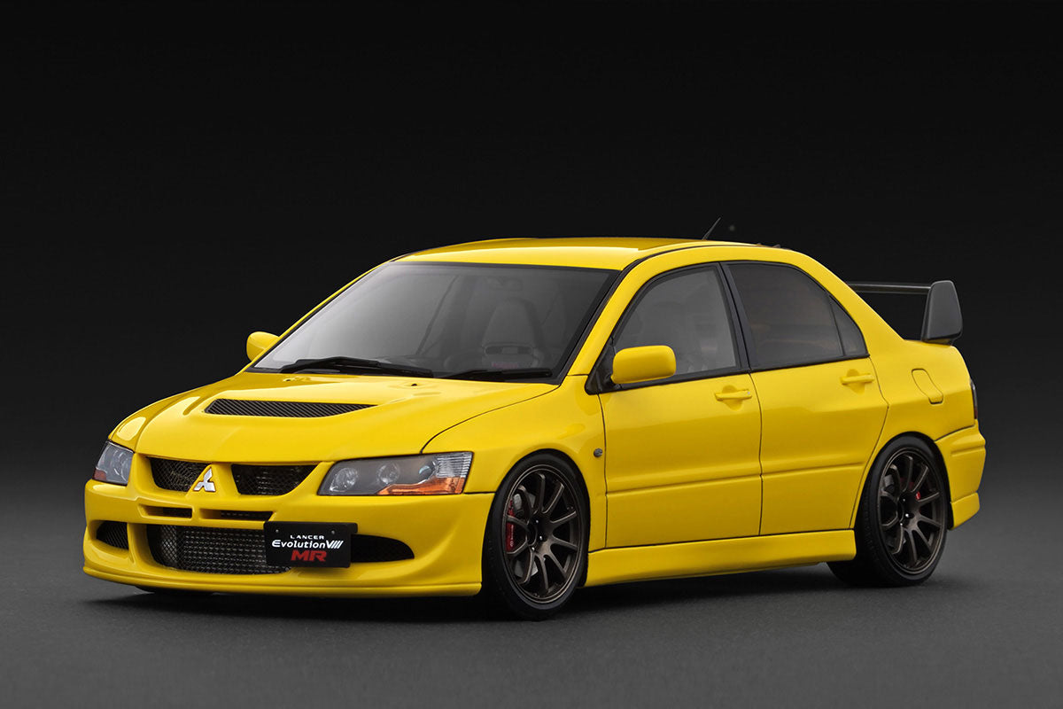 [ Back-order ] ignition model IG3837 1:18 Mitsubishi Lancer Evolution VIII MR CT9A Yellow model car