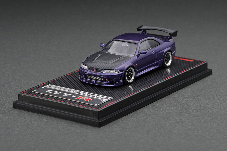 [ Back-order ] ignition model IG2506 1:64 Nismo R33 GT-R Purple Metallic