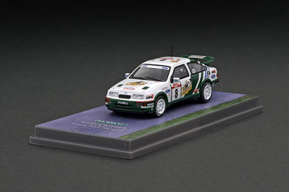 [ Back-order ]  Tarmac Works T64-058-88TDC08 1:64 Ford Sierra RS Cosworth Tour de Corse Rallye de France 1988 Winner model car