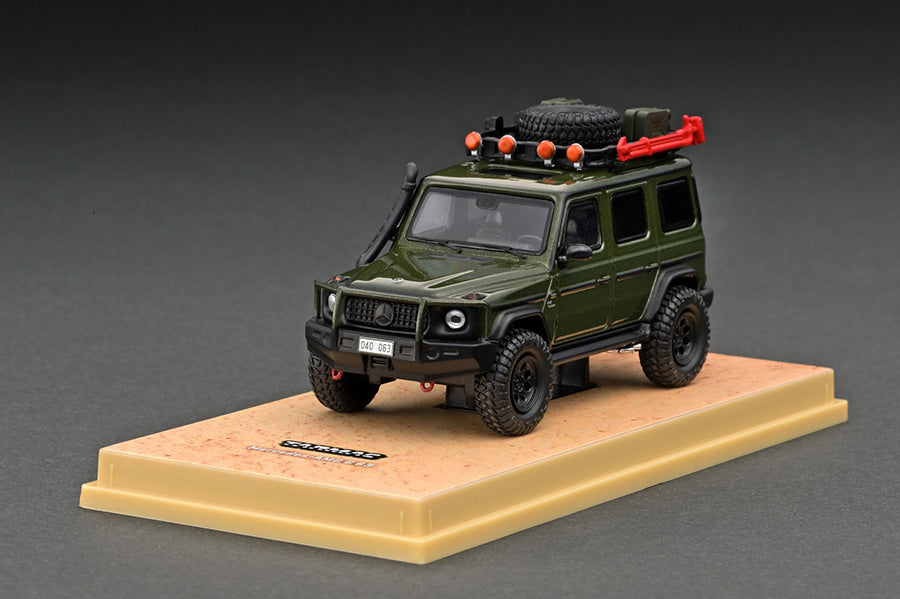 [ Back-order ]  Tarmac Works T64R-040-GN 1:64 Mercedes-AMG G 63 Dark Green model car