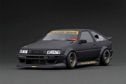 IG2606 ignition model 1:18 RWB AE86 Matte Black Resin