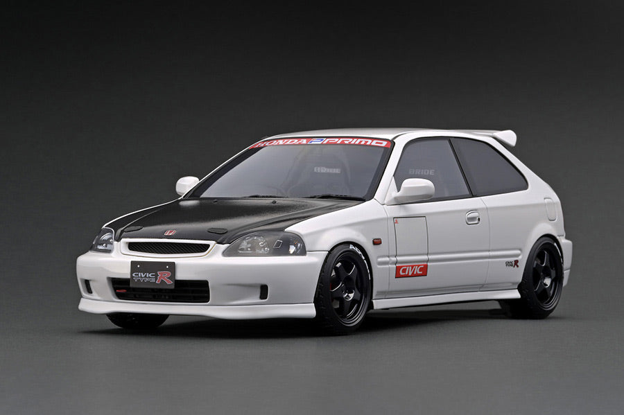 IG2674 ignition model 1:18 Honda Civic (EK9) Type R White