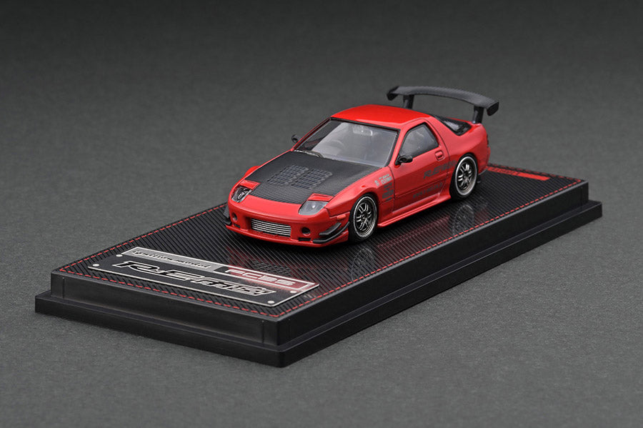 [ Back-order ] ignition model IG2495 1:64 Mazda RX-7 (FC3S) RE Amemiya Red Metallic