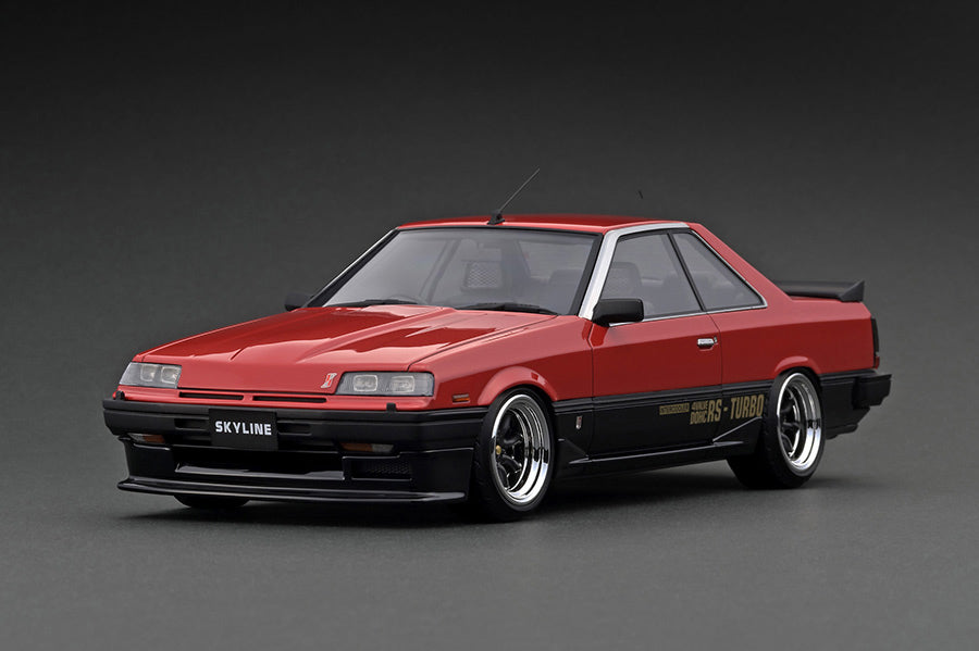 IG2440 ignition model 1:18 Nissan Skyline 2000 RS-X Turbo-C (R30) Red / Black