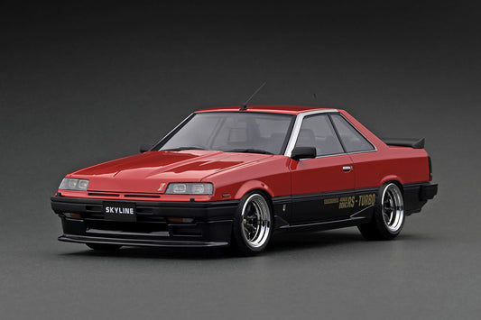 IG2440 ignition model 1:18 Nissan Skyline 2000 RS-X Turbo-C (R30) Red / Black