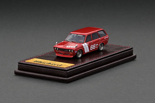 [ Back-order ] ignition model IG2928 1:64 Datsun Bluebird (510) Wagon Red model car