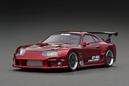 [ Back-order ] ignition model IG2949 1:43 TOP SECRET GT300 Supra (JZA80) Red Metallic model car