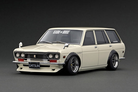 [ Back-order ] ignition model IG3153 1:18 Datsun Bluebird (510) Wagon White model car