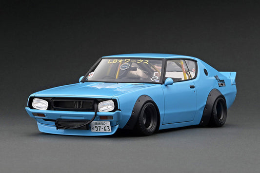 [ Back-order ] ignition model IG3219 1:18 LB-WORKS Kenmeri 2Dr Light Blue