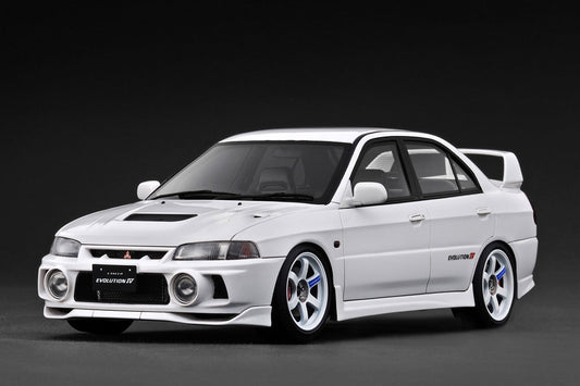 [ Back-order ] ignition model IG3782 1:18 Mitsubishi LANCER EVOLUTION IV CN9A White model car
