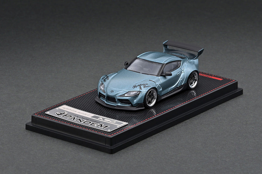 [ Back-order ] ignition model IG2334 1:64 PANDEM Supra (A90) Matte Blue Gray Metallic