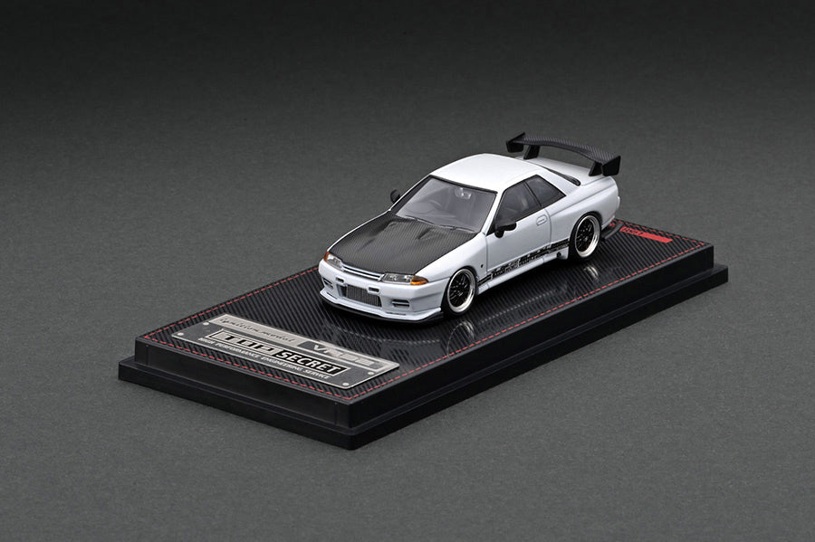 [ Back-order ] ignition model IG2395 1:64 TOP SECRET GT-R (VR32) Matte Pearl White