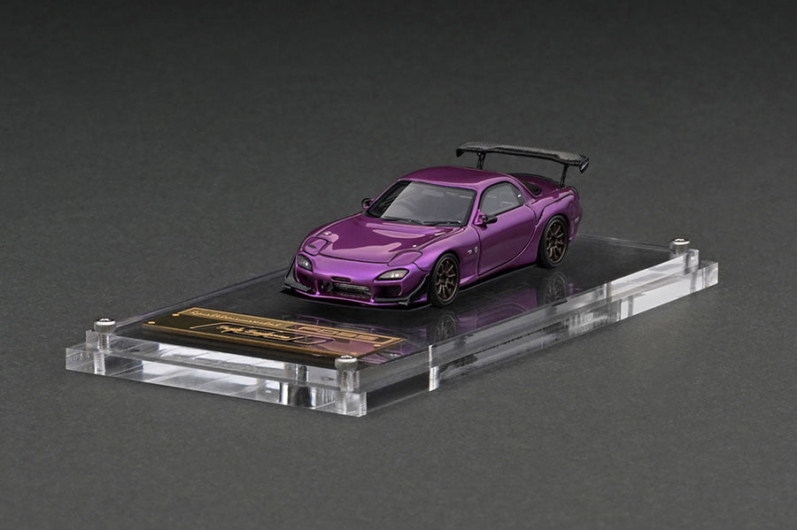 [ Back-order ] ignition model IG2800 1:64 FEED RX-7 (FD3S) Purple Metallic