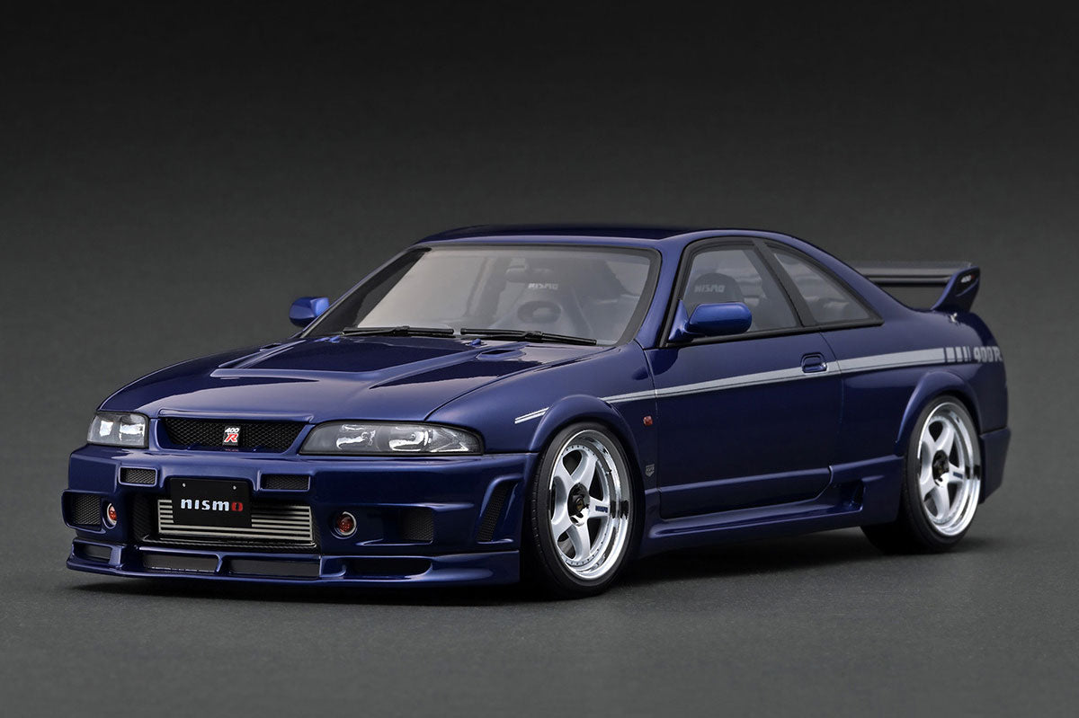 [ Back-order ] ignition model IG3655 1:18 NISMO 400R BCNR33 Deep Marine Blue model car