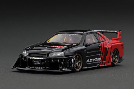 MC-IG2850 ignition model 1:43 Nissan LB-ER34 Super Silhouette SKYLINE Black/Red LB Original Package Spec.