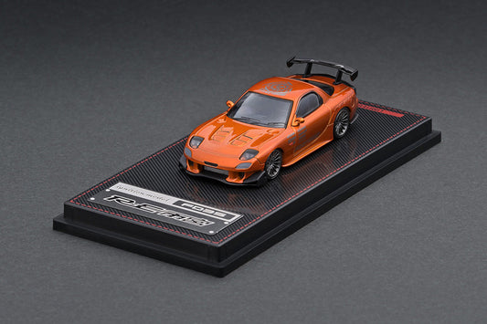 [ Back-order ] ignition model IG1950 1:64 Mazda RX-7 (FD3S) RE Amemiya Orange Metallic