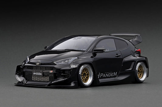 [ Back-order ] ignition model IG2901 1:18 PANDEM GR YARIS (4BA) Black model car