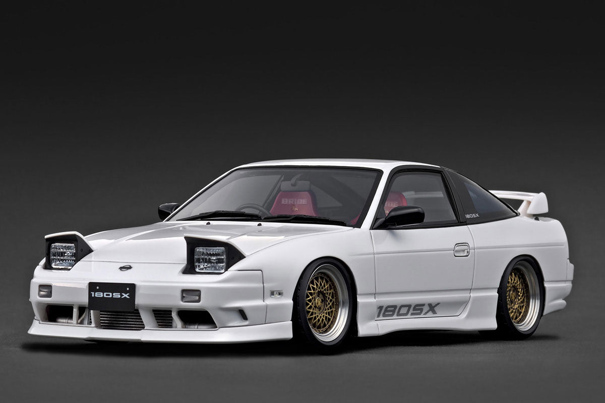 [ Back-order ] ignition model IG3763 1:18 Nissan 180SX TYPE X RPS13 White model car