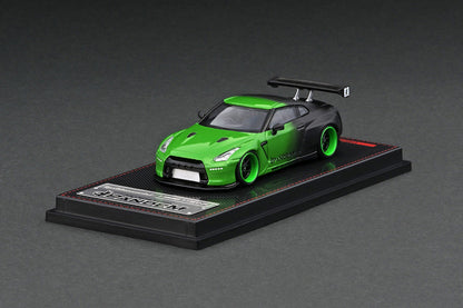 [ Back-order ] ignition model IG2766 1:64 PANDEM R35 GT-R Green/Black