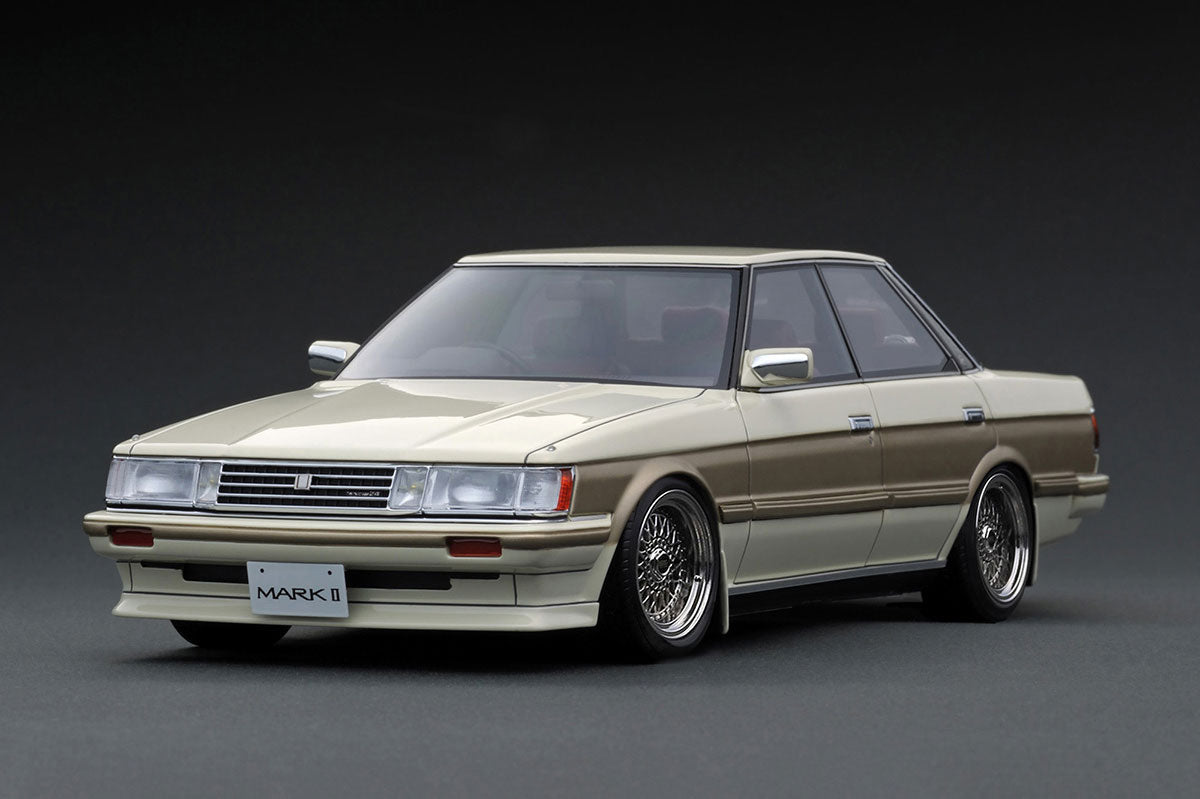 [ Back-order ] ignition model IG3821 1:18 Toyota Mark II Grande GX71 Pearl White Gold model car