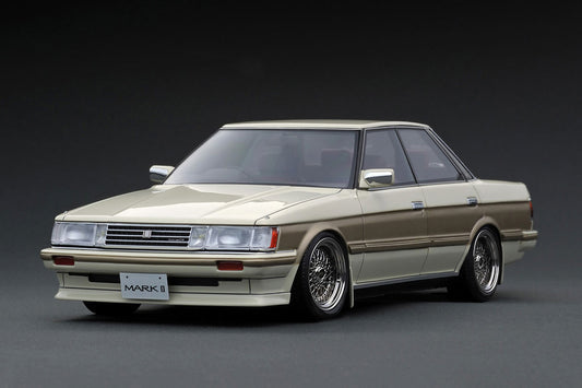 [ Back-order ] ignition model IG3821 1:18 Toyota Mark II Grande GX71 Pearl White Gold model car