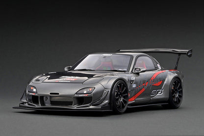 [ Back-order ] ignition model IG2960 1:18 FEED Afflux GT3 (FD3S) Gun Metallic model car