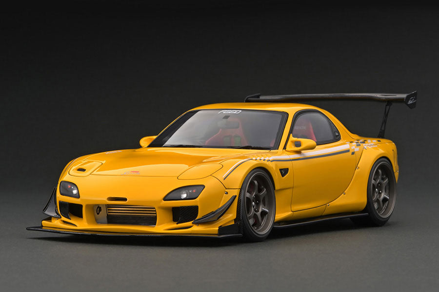 [ Back-order ] ignition model IG2964 1:18 FEED Afflux GT3 (FD3S) Yellow