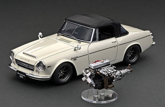 [ Back-order ] ignition model IG2708 1:18 DATSUN Fairlady 2000 SR311 White With Engine