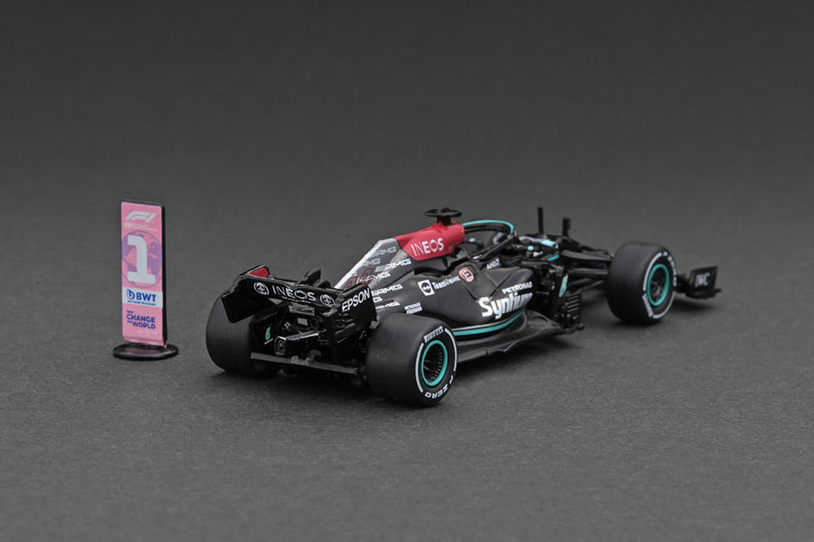 [ Back-order ]  Tarmac Works T64G-F037-LH2 1:64 Mercedes-AMG F1 W12 E Performance Sao Paulo GP 2021 Winner model car