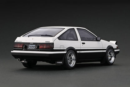 IG2791 ignition model 1:18 Toyota Sprinter Trueno 3Dr GT Apex (AE86) White/Black