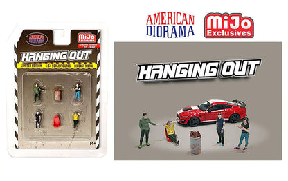 [ Back-order ]  Tarmac Works AD-76514MJ 1:64 Figure Set - HANGING OUT