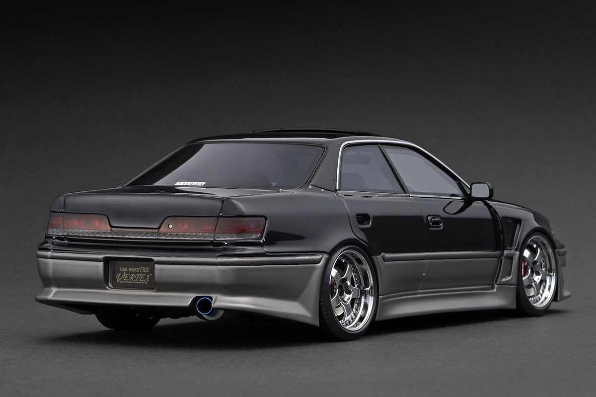 [ Back-order ] ignition model IG3579 1:18 VERTEX JZX100 MARK II Black Gun Metallic model car
