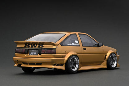 [ Back-order ] ignition model IG2608 1:18 RWB AE86 Gold model car