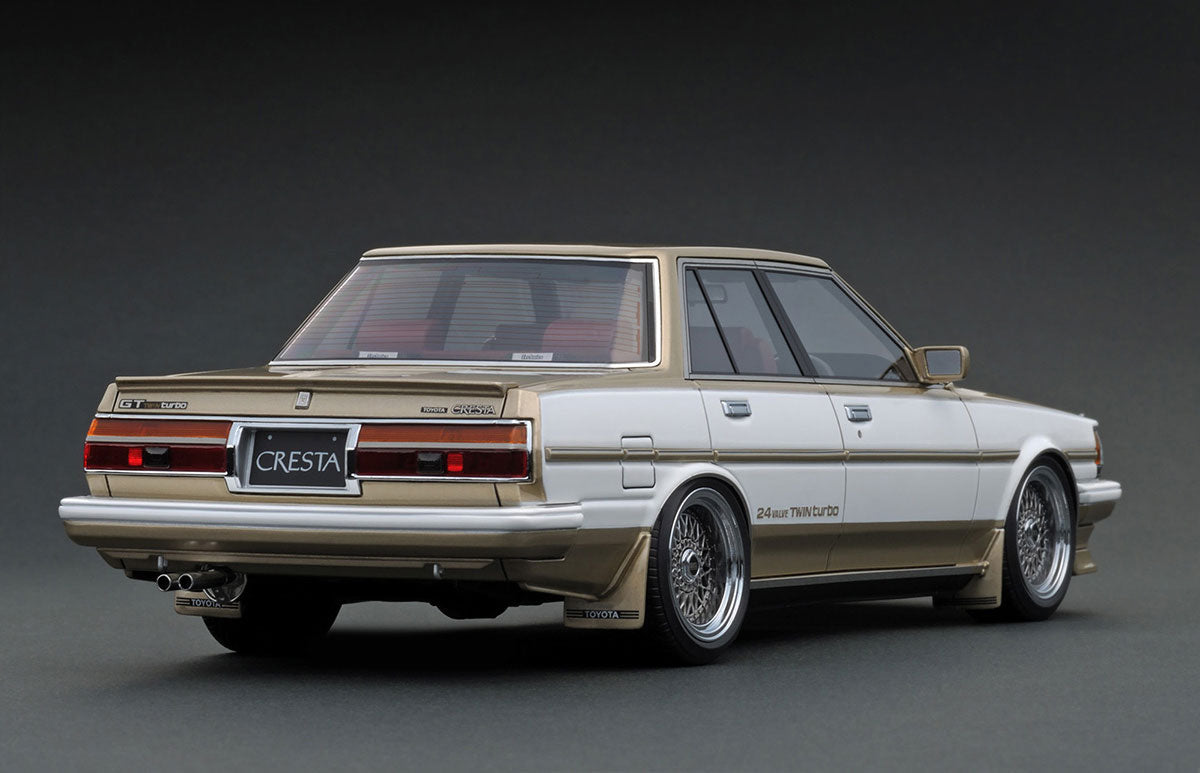 [ Back-order ] ignition model IG3831 1:18 Toyota CRESTA GT TWIN TURBO GX71 White Gold model car