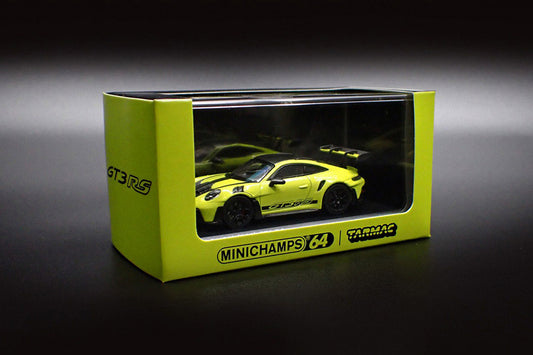 [ Back-order ]  Tarmac Works T64MC-005-AG 1:64 Porsche 911(992) GT3 RS Acid Green model car