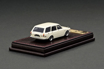 [ Back-order ] ignition model IG2881 1:64 Datsun Bluebird (510) Wagon White model car