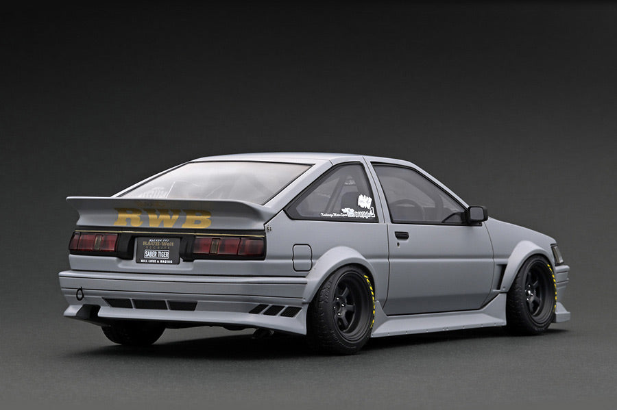 [ Back-order ] ignition model IG2607 1:18 RWB AE86 Matte Gray