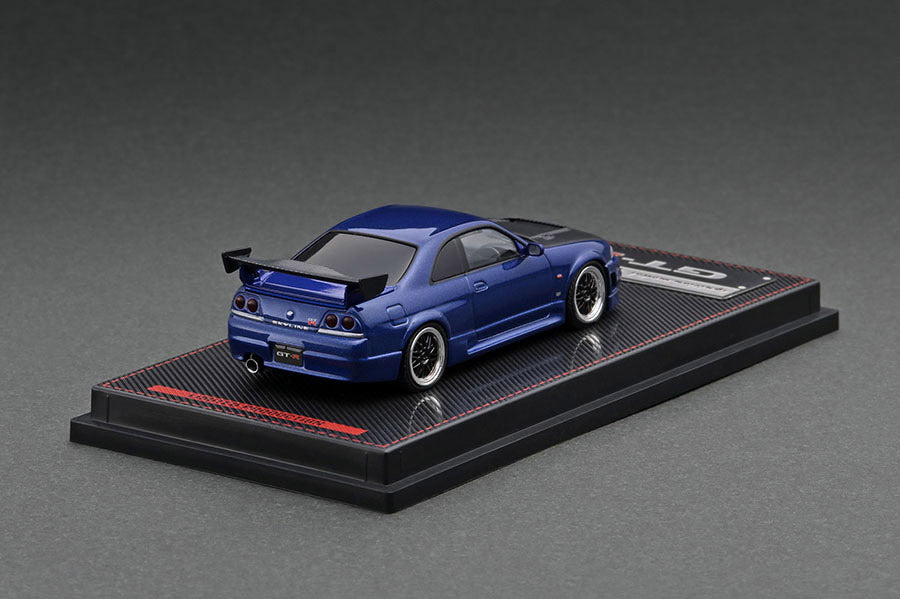 [ Back-order ] ignition model IG2508 1:64 Nissan R33 GT-R Blue Metallic