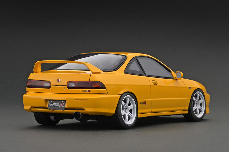 [ Back-order ] ignition model IG3058 1:18 Honda INTEGRA (DC2) TYPE R Yellow (1/18Scale) model car