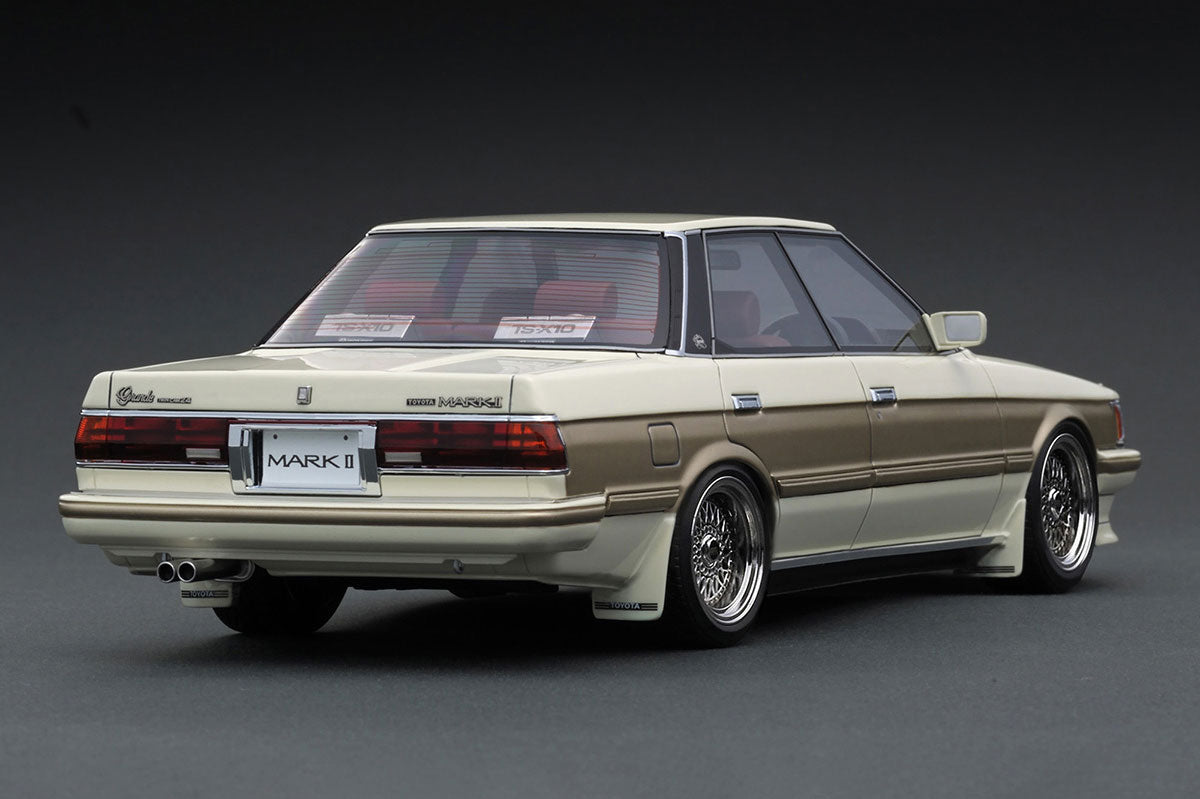 [ Back-order ] ignition model IG3821 1:18 Toyota Mark II Grande GX71 Pearl White Gold model car
