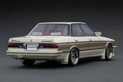 [ Back-order ] ignition model IG3821 1:18 Toyota Mark II Grande GX71 Pearl White Gold model car